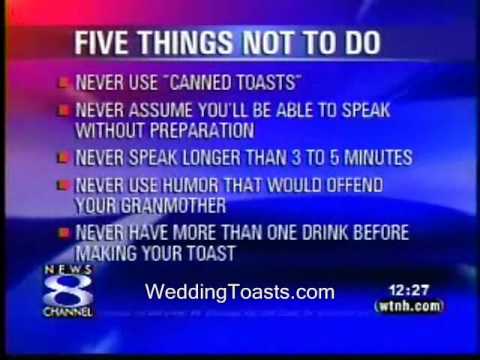 Wedding Speech and Toasting Tips!