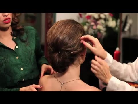 Elegant Wedding Hairstyles for Straightened Hair : Wedding Hairstyles