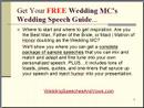 Wedding Emcee Tips | Wedding MC Speeches
