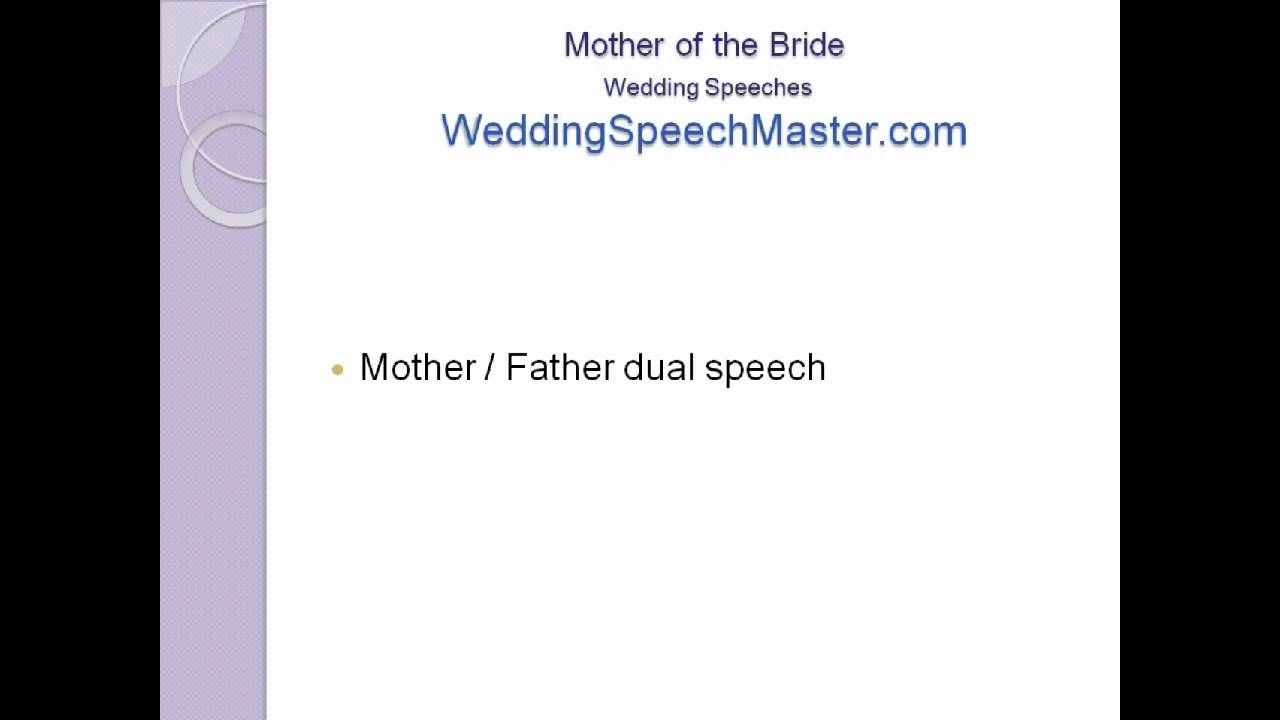 Mother of the Bride Wedding Speech Tips