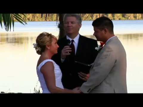 Paradise Cove Wedding with Orlando Wedding Officiant  407-521-8697