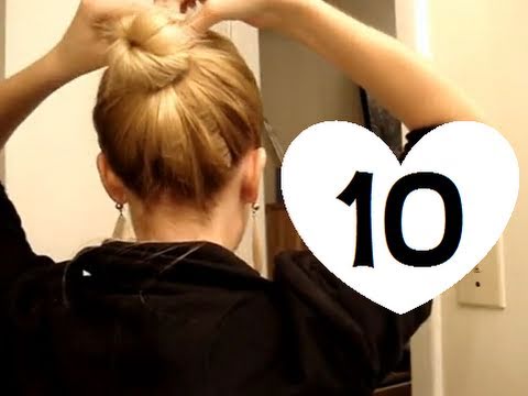 10 Easy, Quick Everyday Hairstyles for long hair & hairstyles for medium hair