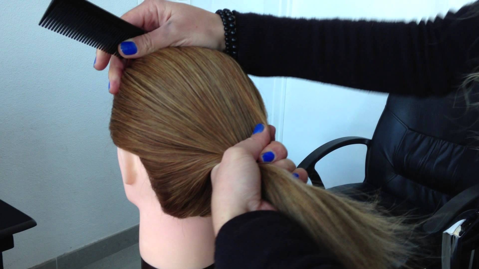 pony tail hairstyle ?..TIPS by Assyrian Top Stylist and Color Specialist Vivyan Hermuz