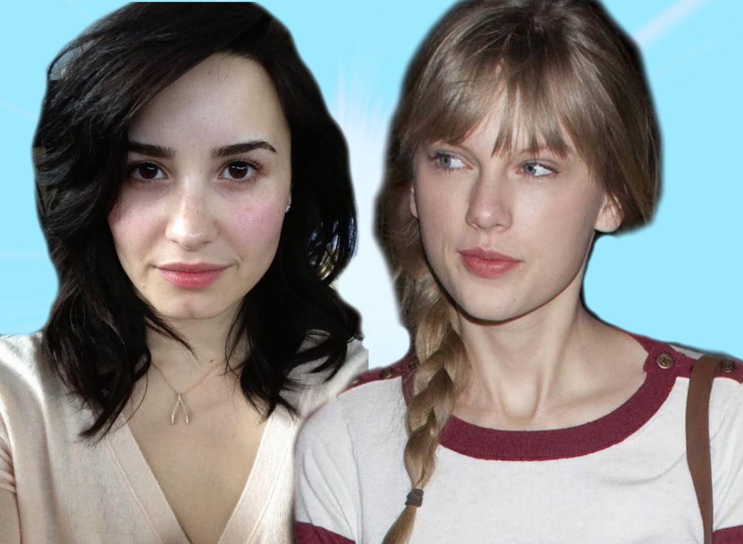 Celebrities Without Makeup! Plus a Demi Lovato Makeover Game!