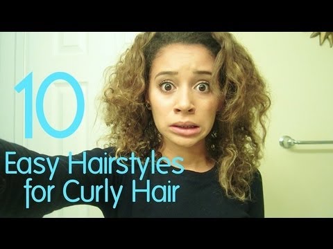 10 Easy Hairstyles for Curly Hair