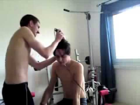 Amazing Hairstyles    Guys give each other a buzzcut   Part 3   New Video