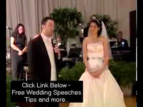 3 Groom Wedding Speech Tips