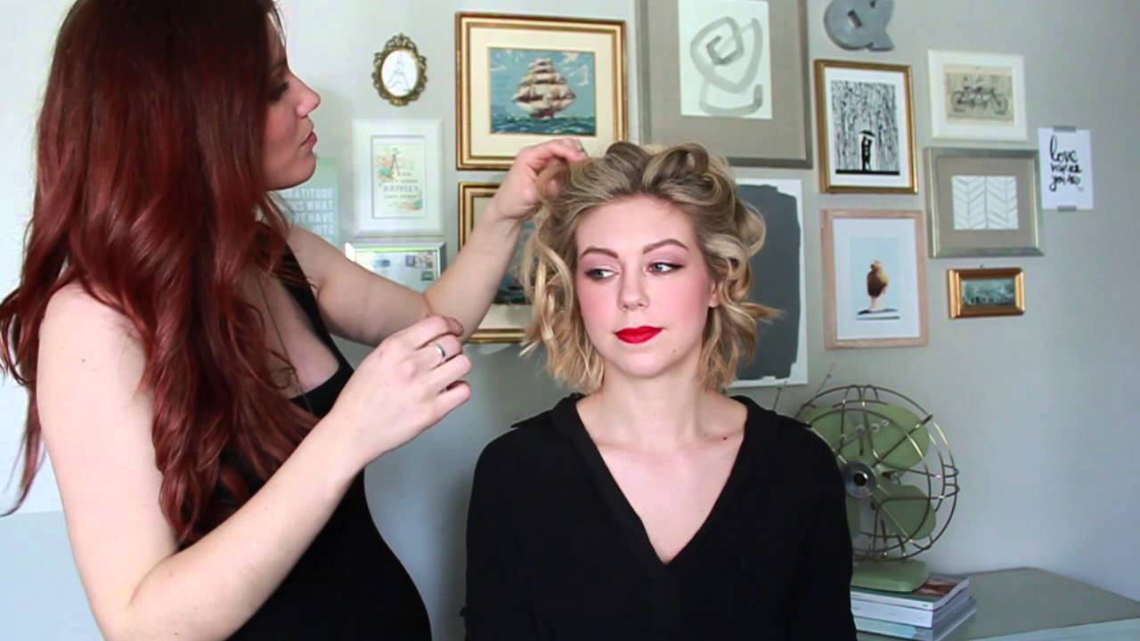 short hair tutorial: elegant updo for wedding / prom / grad