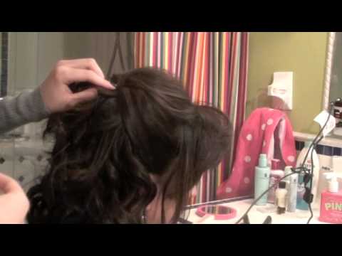 A Beautiful Bridal/Formal Half Up Half Down Updo For Short Hair! (PART ONE) -MADSCustomHairDesign