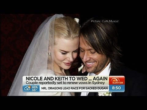 Keith and Nicole to renew vows