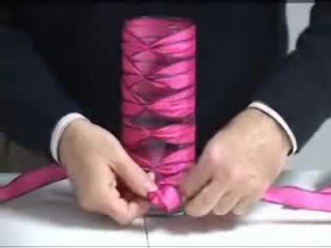 FR Presents: Easy French “Braid” Ribbon Technique for Vases and Bouquets