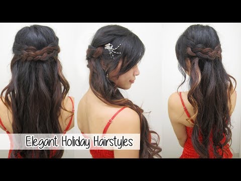 Elegant Braided Holiday Hairstyles l Cute & Easy Hairstyles