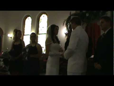 Jake & Beth say wedding vows 11-11-11