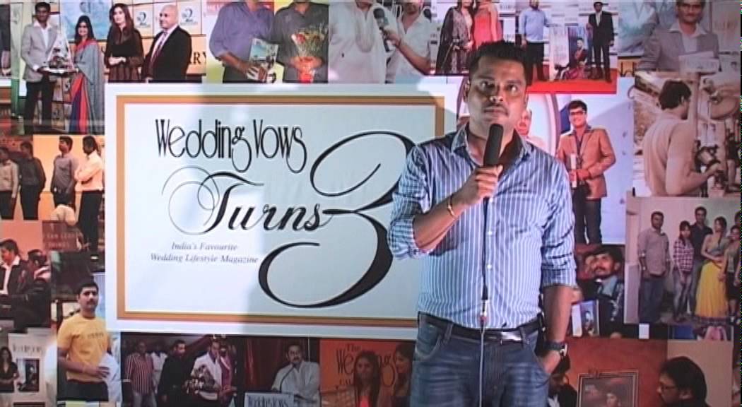 Mr. Antony – Film Editor-Wedding Vows Magazine-3rd Anniversary Celebrations